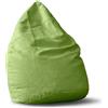 Lumaland Poltrona Sacco Luxury Puff Pouf Cuscino Comfortline 120L Riempimento Innovativo Colore Verde