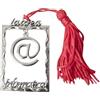 Ingrosso e Risparmio Bomboniere Laurea Informatica 12PZ Ciondolo Medaglietta con Chiocciola e Scritte Maschio Femmina con Nappina Rossa