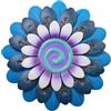 Sosoport Decorazione Murale Semplice e in Ferro a Forma di Girasole Decorazione da Muro per Giardino e per Soggiorno e Bagno