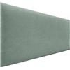 DHOME Testiera Imbottita Liscia in Tessuto Aqualine Altezza 70CM Spessore 4cm e 8cm per Parete Acustica Testiere Fonoassorbenti Letto Camera da Letto (Tessuto Verde Acqua, 160cm, Spessore 4cm)