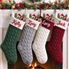 HOBULL Calza Befana Personalizzata 2025, Calze Natalizie da Appendere Personalizzate con Nome, 46cm Gigante Vuota Calza Befana Stitch, Idee Regalo Calze Decorazioni Natalizie per Camino Famiglia, 4 Pezzi