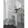 Bricozone Consolle Allungabile Moderna Tavolo Estensibile Salvaspazio Da 90 A 306Cm Fino A 14 Posti Struttura In Mdf E Guide Telescopiche In Metallo Per Ingresso Cucina Soggiorno Sala Da Pranzo (Bianco)
