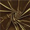 Russo Tessuti Tessuto Abbigliamento Accessori Moda Velluto Velvet Spandex Elasticizzato 100x150 cm-Bronzo