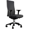 TREND OFFICE Trendoffice to-Strike Comfort pro sk 9248, vincitore del test Stiftung Warentest, sedia da ufficio ergonomica con braccioli 4D, schienale regolabile in altezza, by Dauphin (grigio)