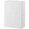 AQA DESIGN Collezione AURORA Mobile Pensile Bagno Anta Push-Pull, Chiusura soft, Ripiano Regolabile, Design Moderno, 47,5x35x18cm, Bianco