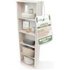 CDF Libreria Scaffale Moderna e Alta con Ripiani Aperti Rovere Sonoma 50 cm | Scomparti a vista, libri e documenti, decorazioni, soggiorno e studio, organizzazione domestica, mobile verticale