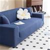 Odot Copridivano 4/3/2/1 Posti, Jacquard a Spina di Pesce Copridivano Elasticizzato Universale, Copri Divano AntiGraffio, Copri Divano con Braccioli, Fodera Divano Lavabile (2 posti,Blu Navy)