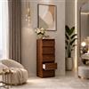 Linea Azzurra Settimino 45 in Legno Nobilitato Melaminico Cassettiera con 5 Cassetti con Guide Metalliche 127x47x40 Made in Italy per Camera da Letto, Soggiorno, Ingresso, Ufficio, Bagno