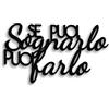 Declea Scritta in Legno Se puoi sognarlo puoi Farlo - Decorazione da Appendere alla Parete, Scritta Decorativa Fatta a Mano Arredo Decorazione