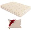 Baldiflex Emporio Materasso Singolo Easy 4.0 in Memory Foam, 85x190x22cm, Fodera Aloe Vera, Ortopedico, Antiacaro, Cuscino Fiocco Memory