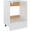 Kavolet Armadio per fornelli da Incasso, armadietto da Forno, mobiletto da e da Forno, Piano Cottura, Bianco, 60 x 46 x