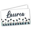 Gicaprice 60 Bigliettini Bomboniera Laurea Dottore Dottoressa Personalizzati, con Stampa Omaggio, Pronti all'utilizzo (Modello 7)