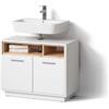 Livinity Mobile sottolavabo per bagno Temo, Bianco, 80 x 64 cm