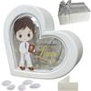 Regalami Bomboniera Comunione Bimbo Lampada Comunione Bimbo Personalizzabile cm 9,5x10 Completa di Scatola, Confetti. Nastro e Bigliettino Personalizzato (Comunione Bimbo)