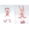 SUD IMPORT Pupazzo Elfo Seduto Natalizio Decorativo di Natale Regalo Rosa