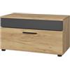 Vicco Mobiletto da soggiorno Berno Rovere dorato/antracite 70.8x38.9 cm