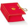 Ingrosso e Risparmio Bomboniere Laurea 10 pz. Scatoline Libro di Colore Rosso e Oro con Scritta Laurea e Tocco Portaconfetti Fai da Te Confettata Segnaposto Economiche Magistrale Triennale Traguardo