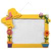 hobbymio.it Fuori Porta Quadretto da ricamare a Punto Croce, Quadretto in Feltro con Tela Aida, Decorazione per la Primavera da Appendere (03 Giallo)
