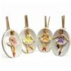 DLM Bomboniere DLM 32926 (Kit 12 Pezzi) Profumatore in Vetro e Porcellana Ballerina Dance Musica Battesimo Comunione Diffusore Profumo Ambienti bomboniera