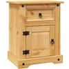 vidaXL Legno di Pino Messicano Comodino Corona Range Armadietto Tavolino Notte