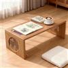 Generic Tavolino Da Caffè Pieghevole In Bambù Legno Massello, Tavolo Basso Portatile Per Tè Meditazione, Soggiorno Casa Ufficio, Design Giapponese Senza Montaggio(60cm/23.6in)