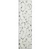 Unique Tapis Viva Vista Bw06 Pebbles Tappeto, PVC-Poliestere, Bianco, 66 x 240 cm
