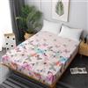 Chickwin Elastic Lenzuolo sotto Coprimaterasso per Letto Singolo Doppio, Stampa di Animale Lenzuolo profondità 30cm, per Camera da Letto (150x200 cm,Farfalla)