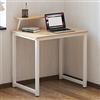 SogesHome Scrivania per computer piccolo tavolo da ufficio 80 cm scrivania con espositore per casa e ufficio
