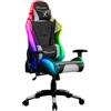 X Rocker Agility eSports Gaming-B?rodrehstuhl mit LED-Beleuchtung & App-Steuerung - schwarz/wei?