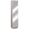 Giordanoshop Armadio 1 Anta con Specchio 43x190x29 cm Olmo Chiaro