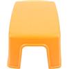MOLUCKFU Sgabello Antiscivolo per Casa Piccolo Sgabellino Multiuso per Bagno e Soggiorno Design Impilabile e Portatile Colore Giallo Foglia d Acero