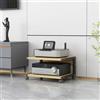Nordivo Mobile Audio Hifi Supporto Mdf,2 Livelli Mobile Rack Hifi,Dispositivi Di Streaming,Mobile Audio Hi-Fi Per Altoparlanti Rack Con Ruote Universali,Audio Av Tower,Ripiano Av Componenti Audio Video(Light