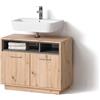 Livinity Mobile sottolavabo per bagno Temo Rovere Artisan/antracite 80x64cm