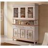 EsteaMobili - CREDENZA + VETRINA DECORATA COME FOTO- CRISTALLIERA NAPOLETANA COMPLETA - 1524F