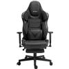 TRISENS Sedia da gaming Chair Racing con seduta sportiva e braccioli ergonomici 4D, colore: nero