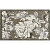 BIANCHERIAWEB Tappeto Arredo Salotto Antiscivolo Scendiletto Camera Dis. Aster By Suardi 65x110(Set 2) Fango