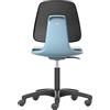 Interstuhl Bimos 9123-2000-3277 - Sedia girevole da lavoro Labsit con seduta in schiuma di poliuretano, altezza seduta 450-650 mm, colore: Blu