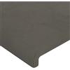 HEFZGDB Testiera 4 pz Grigio Scuro 90x5x78/88 cm in Velluto Testiere Letto Matrimoniale Testiera Letto Matrimoniale Testata Letto Matrimoniale Spalliera Letto Singolo per Camera Degli Ospiti Camere Da Letto