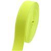 Risdany Fascia Elastica in Nylon colorato da 5 Metri, 25 mm, fettuccia Decorativa, Accessori per Materiale da Cucire,Giallo Fluorescente,25 mm