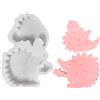 Bavokon Stampo in Silicone per Cemento | Stampini per Decorazioni in Cemento da Scrivania | Forma Riccio 3D in Silicone per Decorazione Casa Artigiani Insegnanti Decoratori Stagionali