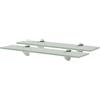 vidaXL Mensole Galleggianti 2 pz in Vetro 50x10 cm 8 mm