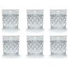fade Set 6 Bicchieri Acqua ML.280 Vetro Lavorato MOD.Dance FADE55265