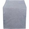 DII CAMZ38722 - Runner da tavola in Chambray, 35,5 x 268 cm, Colore: Blu Chambray