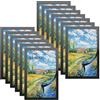 Woobroo Set di 15 cornici magnetiche in PVC, formato A4, per esporre documenti, poster, stampe e immagini su parete o tavolo