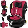 KIDIZ Seggiolino auto i-Size ECE R129 Rebounder Isofix Top Tether girevole a 360°, gruppo 0/1/2/3 dalla nascita - 12 anni 0-36 kg cintura di sicurezza a 5 punti