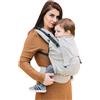 NEKO SWITCH Toddler - Marsupio Portabebè Regolabile Ergonomico Preschooler Zaino Porta Bimbo e Bebè (Moss)