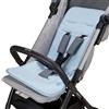 baby idea Babysanity® Morbido Riduttore Copri Passeggino Universale Materassino Neonato Soffice Imbottitura Rivestimento Spugna Di Cotone 100% con Bordatura - Made in Italy - (Azzurro)