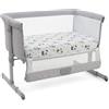 CANGOO CARE CangooCare© Set Next To Me 2 Lenzuola Culla, 100% Cotone, Compatibile Chicco Next2me, Lullago, Cam Cullami, Brevi Nanna Oh, Dimensioni 50x83, Panda