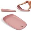 MS BabyWorld - FOAMY - Fasciatoio per Neonati Antiscivolo in EVA | Impermeabile, Facile da Pulire, Compatto per Viaggi e Uso Quotidiano | Da 0 a 12 Mesi | 67x41x10 cm (Rosa)