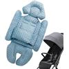 jlceh Fodera per Sedile per Passeggino, Baby Copriseduta Imbottita per Passeggino Universale, Cuscini per Supporto Testa E Corpo Neonatis Copriseduta Passeggino, Cuscino Passeggino per Passeggini, Sdraiette